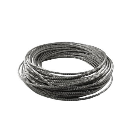 CABLE DE ACERO INOXIDABLE (Ø2mm, 4mm, 6mm) (METRO)